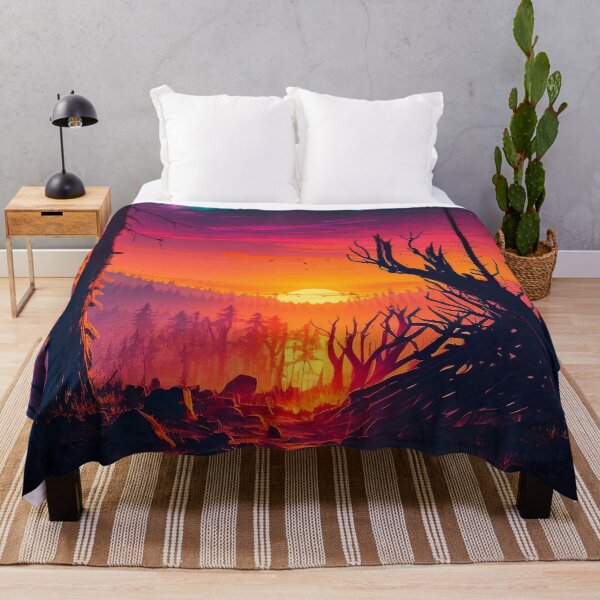 Item preview, Vibrant Valheim Inspired Sunset designed and sold by AICreateWorlds.