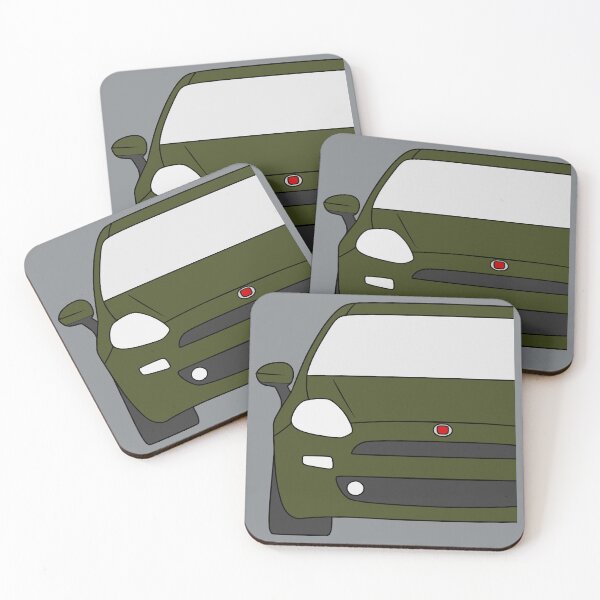 Item preview, Fiat Punto Grande Punto Facelift dark green color designed and sold by EdimDesign.