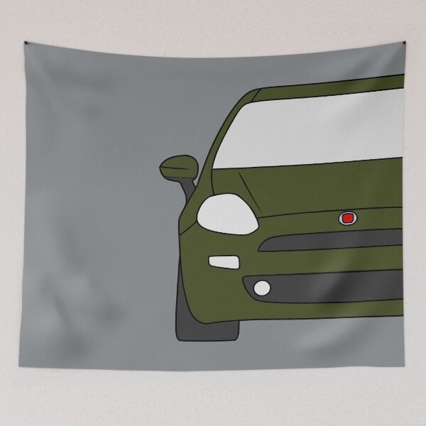 Item preview, Fiat Punto Grande Punto Facelift dark green color designed and sold by EdimDesign.