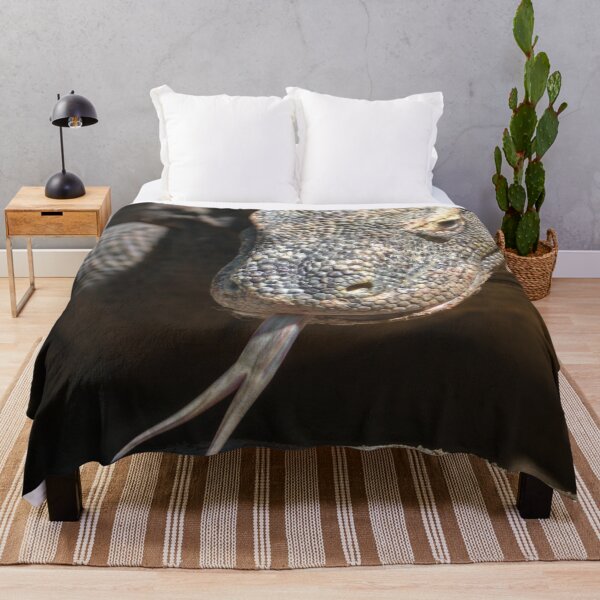 Item preview, Komodo Dragon Sticking Out His Tongue designed and sold by rawshutterbug.