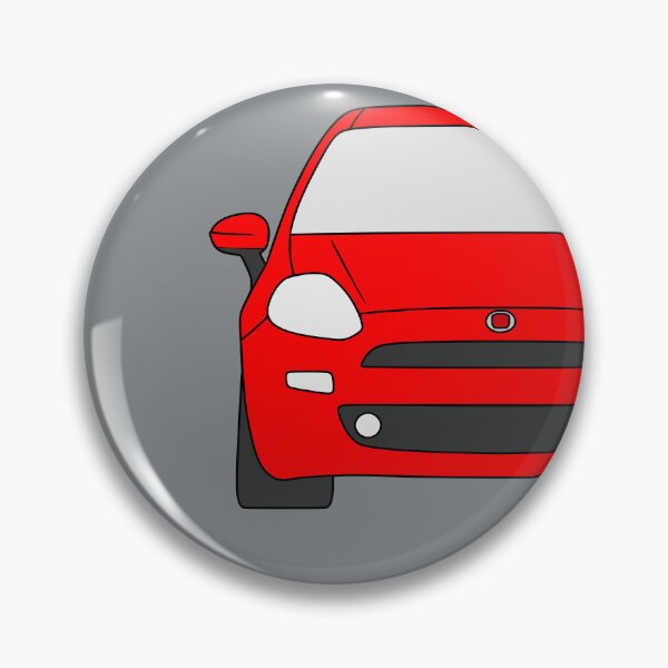 Item preview, Fiat Punto Grande Punto Facelift red color designed and sold by EdimDesign.