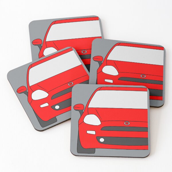 Item preview, Fiat Punto Grande Punto Facelift red color designed and sold by EdimDesign.