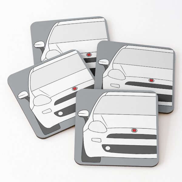 Item preview, Fiat Punto Grande Punto Facelift white color designed and sold by EdimDesign.