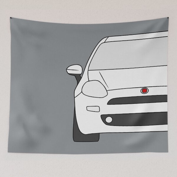 Item preview, Fiat Punto Grande Punto Facelift white color designed and sold by EdimDesign.