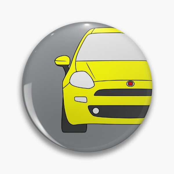Item preview, Fiat Punto Grande Punto Facelift yellow color designed and sold by EdimDesign.
