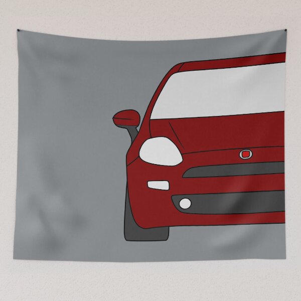 Item preview, Fiat Punto Grande Punto Facelift bordeaux color designed and sold by EdimDesign.