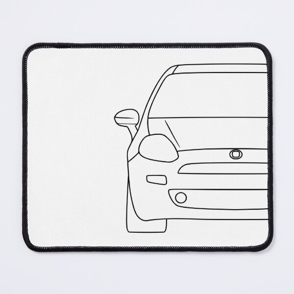 Item preview, Fiat Punto Grande Punto Facelift black lines designed and sold by EdimDesign.
