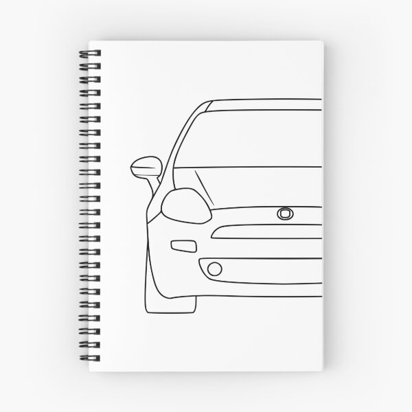 Item preview, Fiat Punto Grande Punto Facelift black lines designed and sold by EdimDesign.
