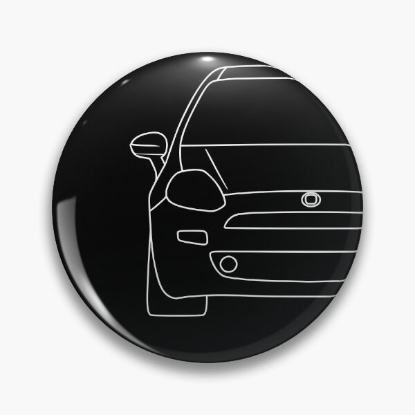 Item preview, Fiat Punto Grande Punto Facelift white lines designed and sold by EdimDesign.