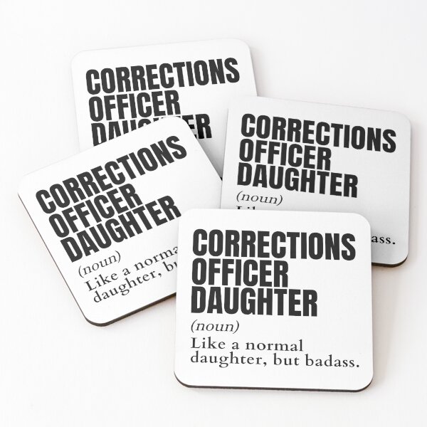 Item preview, Funny Badass Corrections Officer Daughter Definition designed and sold by EndlessFreedom.