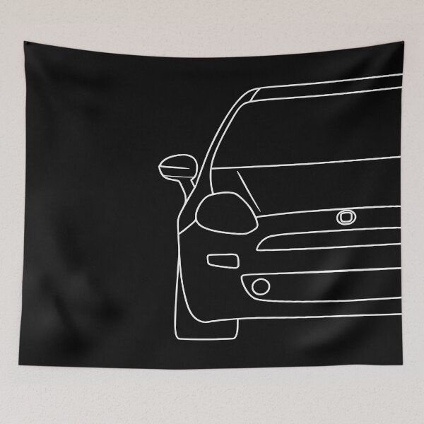 Item preview, Fiat Punto Grande Punto Facelift white lines designed and sold by EdimDesign.