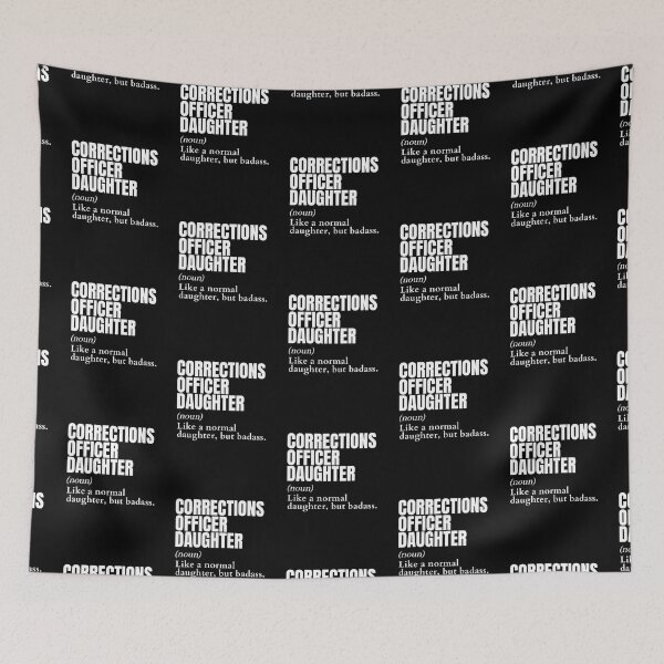 Item preview, Funny Badass Corrections Officer Daughter Definition designed and sold by EndlessFreedom.