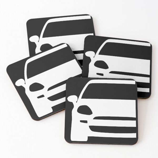 Item preview, Fiat Punto Grande Punto Facelift white silhouette designed and sold by EdimDesign.
