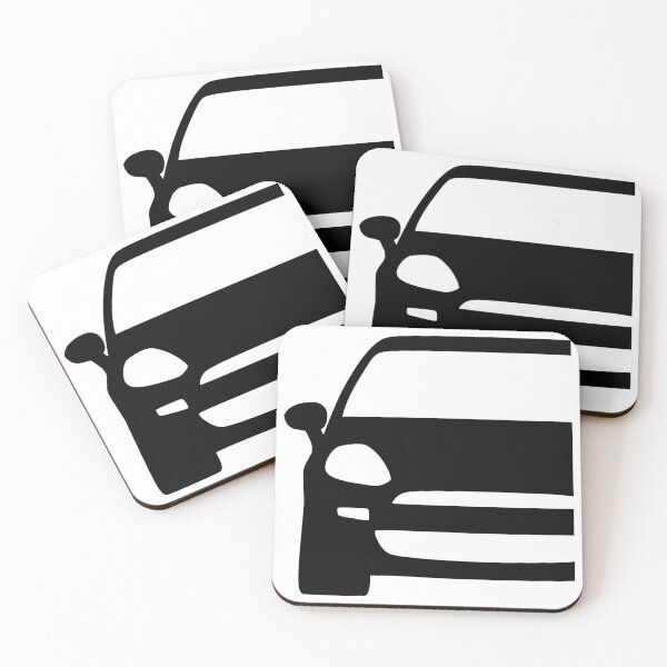 Item preview, Fiat Punto Grande Punto Facelift black silhouette designed and sold by EdimDesign.