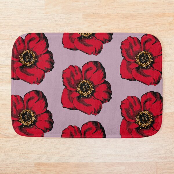 Item preview, Vintage Red Poppy Flower designed and sold by GazCoDesign.