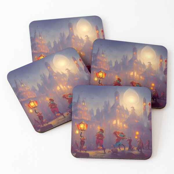 Item preview, Grotesque Clowns in a Medieval Town 2 designed and sold by Fractal Journeys, etc. .