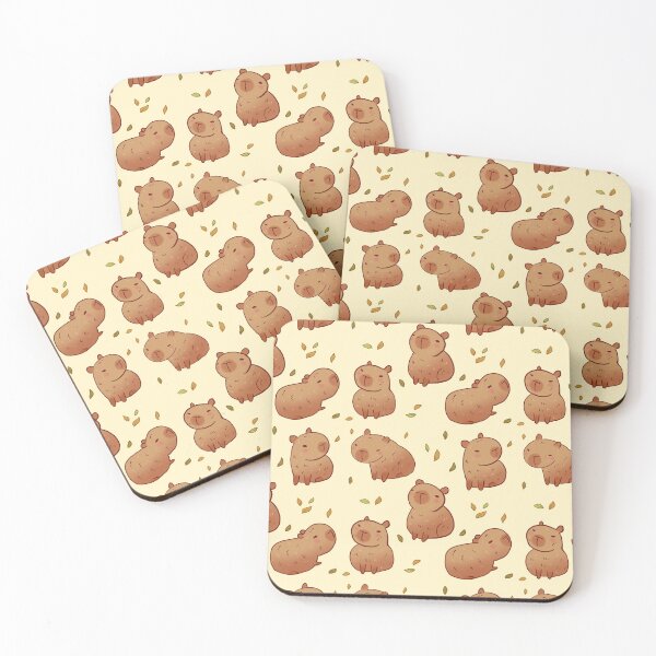 Item preview, Capybara illustration pattern  designed and sold by Mayarart.