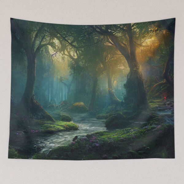 Item preview, Enchanted Magical Forest Woodland designed and sold by CoyoteStudio.