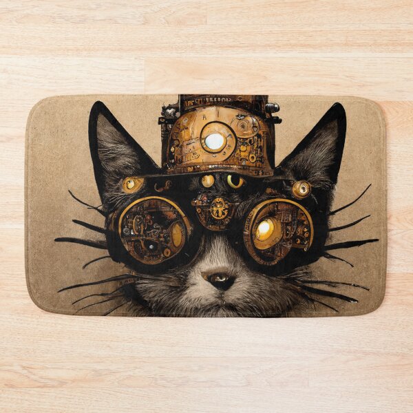Item preview, Victorian Steampunk Cat Dieselpunk  designed and sold by CoyoteStudio.