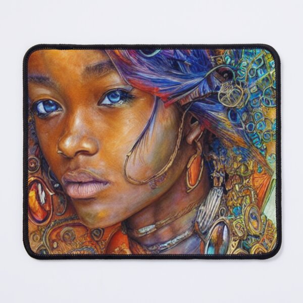 Item preview, Beautiful Innocent African Tribal Women painting designed and sold by Huesoffun.