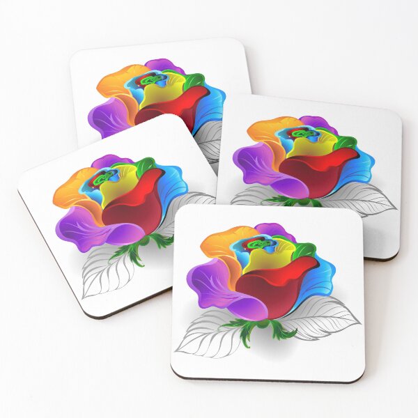 Item preview, Rainbow rose bud ( Rainbow roses ) designed and sold by Blackmoon9.