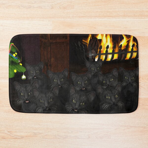 Item preview, Crowd Of Angry Black Cats designed and sold by Mythos57.
