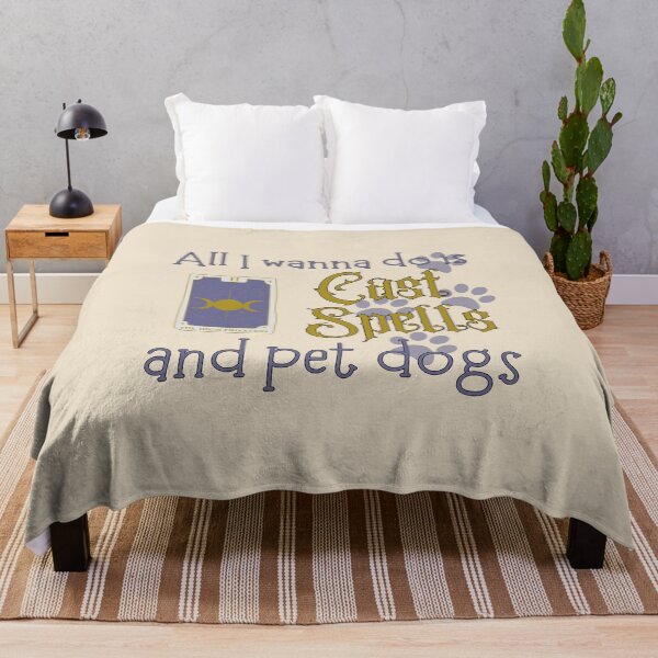 Item preview, All I wanna do is Cast Spells and Pet Dogs designed and sold by ezleeamuzed.
