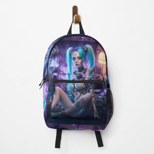 Item preview, Cyberpunk Female Augmented with Pigtails  designed and sold by AICreateWorlds.