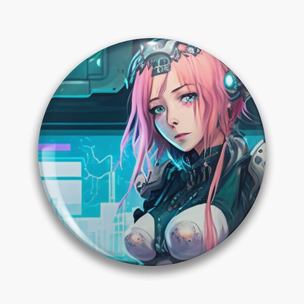 Artikelvorschau, Augmentierte Cyberpunk-Frau, Programmiererin in Stiefeln entworfen und verkauft von AICreateWorlds.