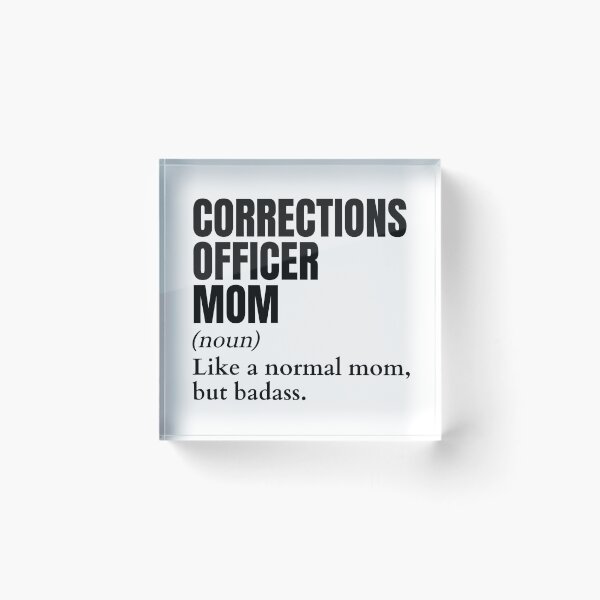 Item preview, Funny Badass Corrections Officer Mom Definition designed and sold by EndlessFreedom.