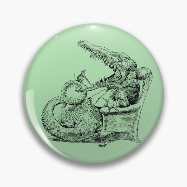 Item preview, Vintage Crocodile at the Dentist designed and sold by GazCoDesign.