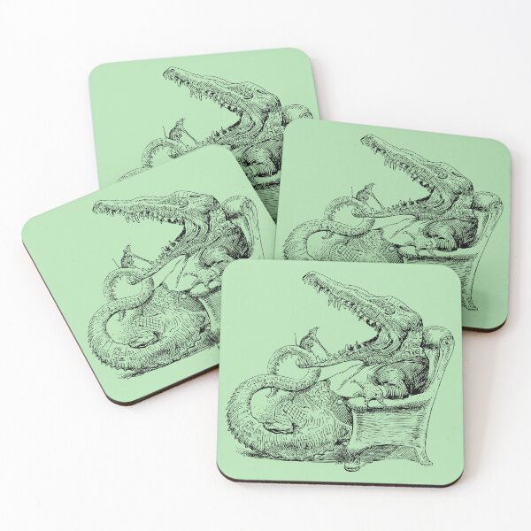 Item preview, Vintage Crocodile at the Dentist designed and sold by GazCoDesign.