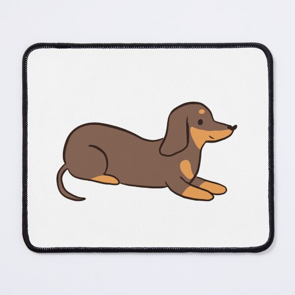 Item preview, dachshund dog cartoon illustration - sausage dog  designed and sold by Yarafantasyart.