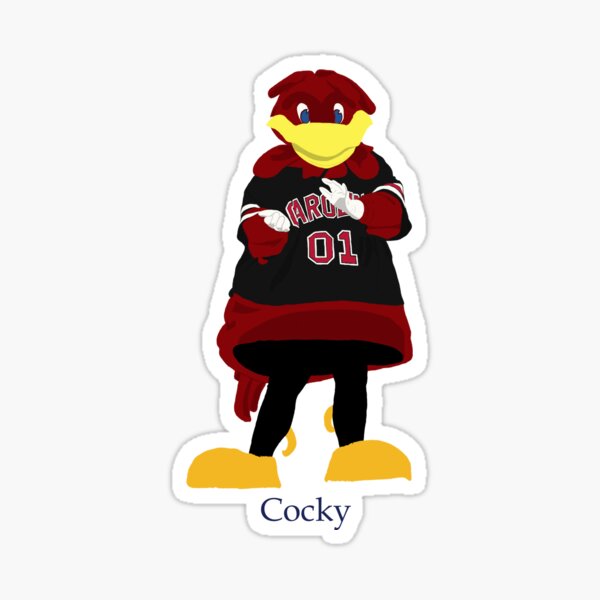 "South Carolina Mascot Cocky Drawing" Sticker For Sale By Tysonstreet ...