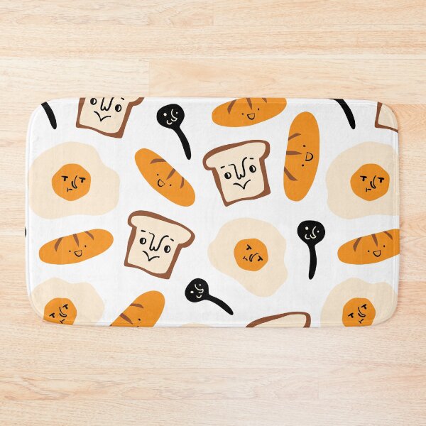 Item preview, Breakfast Food Seamless Pattern designed and sold by ItsBubbleTea.
