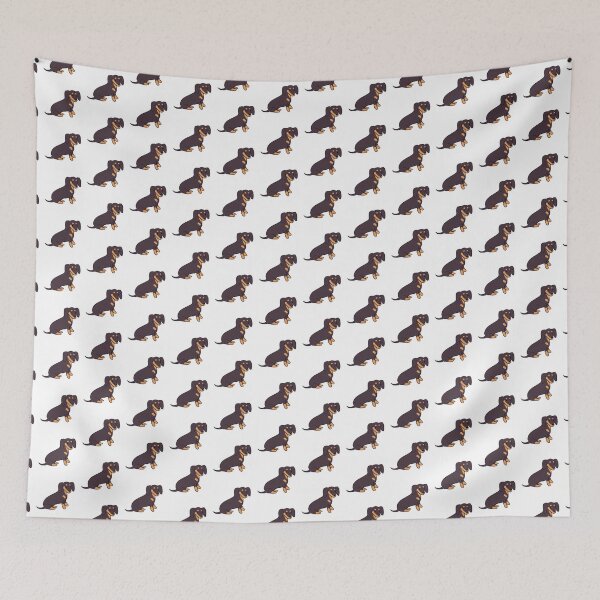 Item preview, Cute dachshund dog illustration - cartoon sausage dog   designed and sold by Yarafantasyart.