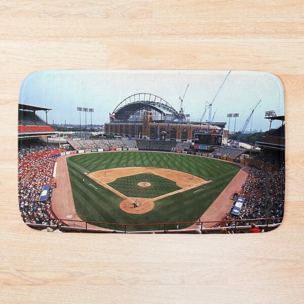 Item preview, County Stadium Milwaukee, Old Baseball Stadiums, Old Ballparks, Milwaukee Baseball Stadium designed and sold by Nostrathomas66.