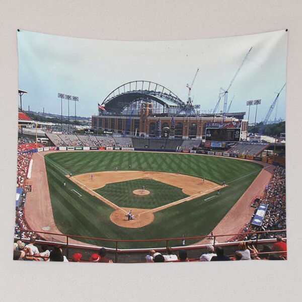Item preview, County Stadium Milwaukee, Old Baseball Stadiums, Old Ballparks, Milwaukee Baseball Stadium designed and sold by Nostrathomas66.