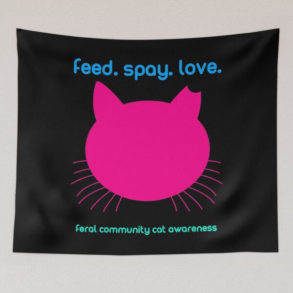 Item preview, Feral Community Cat Rescue: Feed Spay Love designed and sold by outsidekitty.