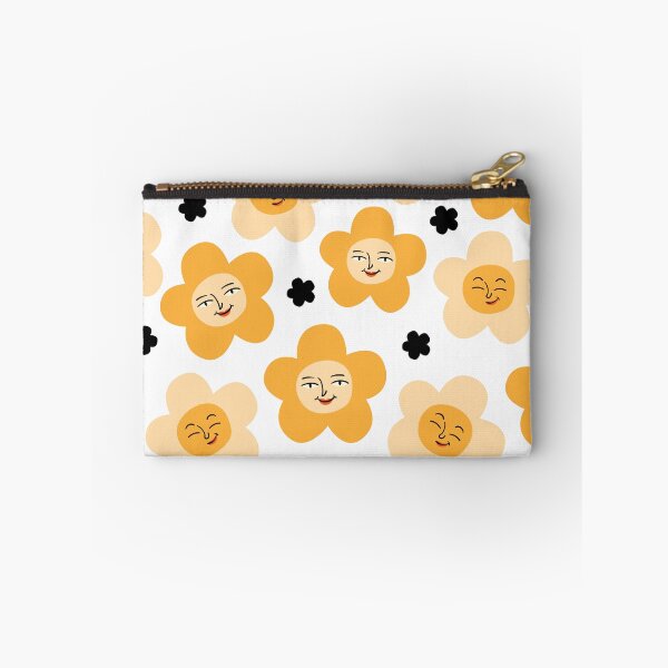 Item preview, sunflower with faces Seamless Pattern designed and sold by ItsBubbleTea.