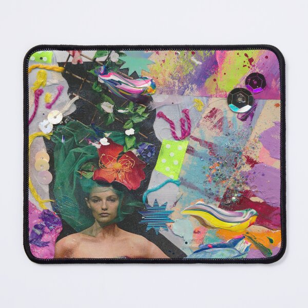 Item preview, Haute Couture Fashion Girl Mixed Media Painting designed and sold by Daydreamer Alley.