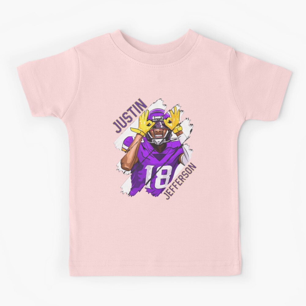 Justin Jefferson Jersey  Kids T-Shirt for Sale by LOSTandLO