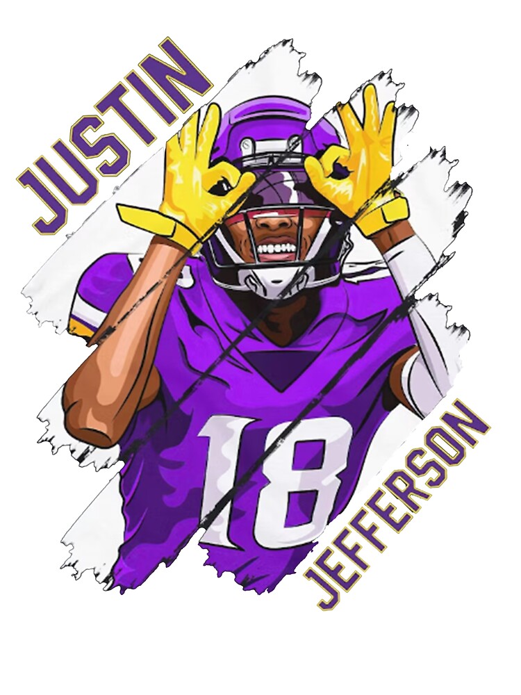 Justin Jefferson Jersey  Kids T-Shirt for Sale by LOSTandLO