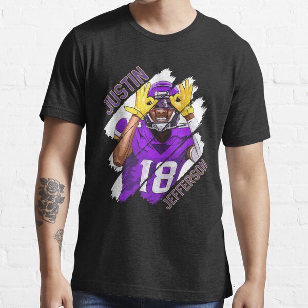 Justin Jefferson Minnesota Vikings 4th down and 18 how Unisex T-Shirt S-3XL