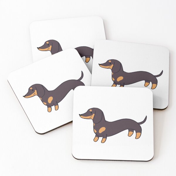 Item preview, Cute dachshund dog - cartoon sausage dog   designed and sold by Yarafantasyart.