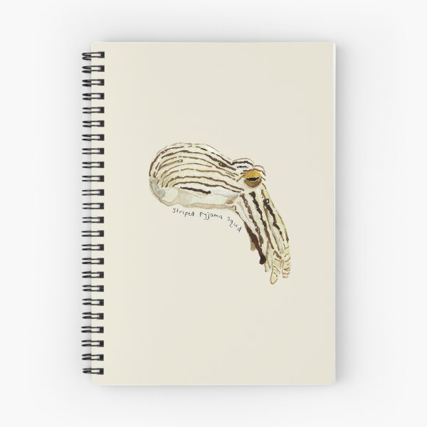 Item preview, Striped Pyjama Squid Watercolor Painting | Weird Animal designed and sold by Zab Butler Design.