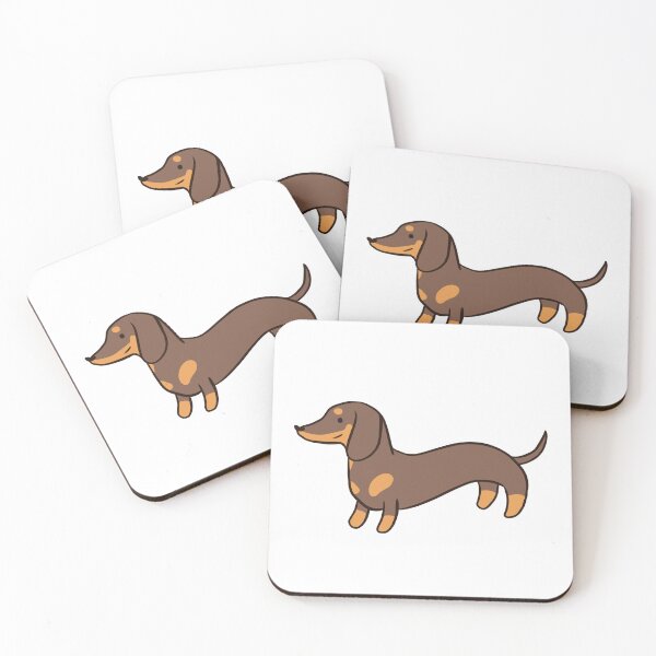 Item preview, Cute dachshund dog - cartoon sausage dog   designed and sold by Yarafantasyart.