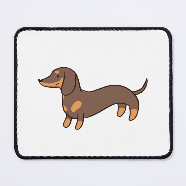 Item preview, Cute dachshund dog - cartoon sausage dog designed and sold by Yarafantasyart.