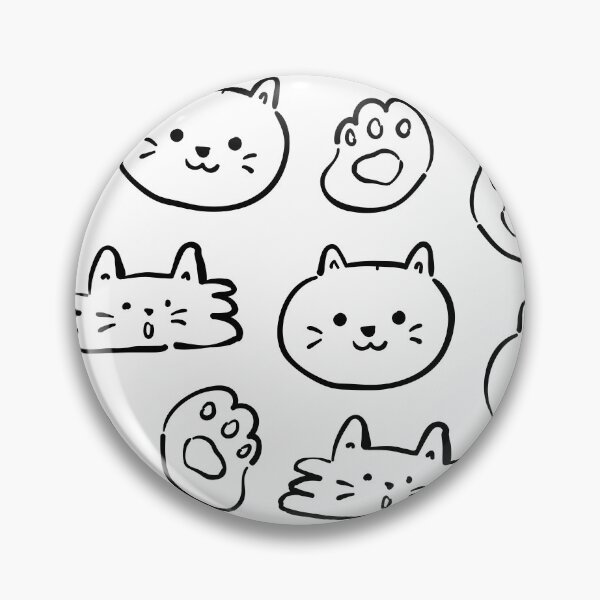 Item preview, Kitty Seamless Pattern designed and sold by ItsBubbleTea.