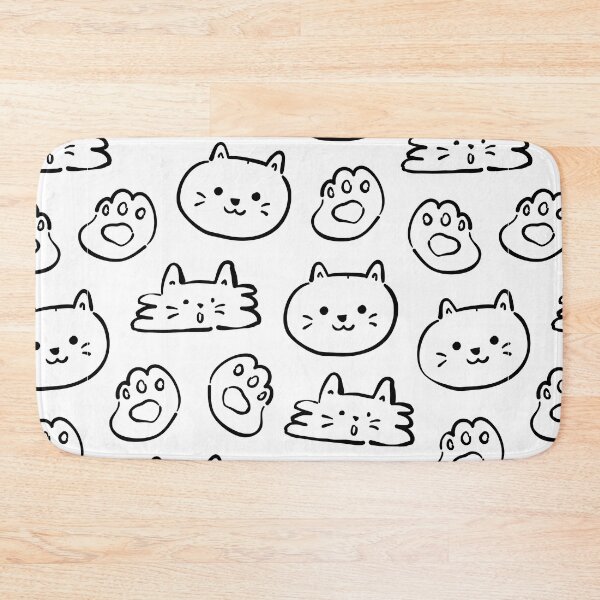 Item preview, Kitty Seamless Pattern designed and sold by ItsBubbleTea.